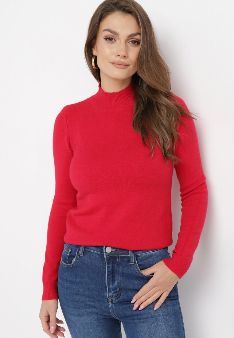 j&x Maletă Bordeaux din Tricot Moale Agotona