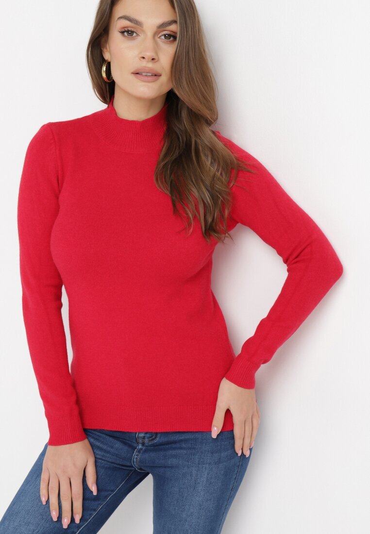 j&x Maletă Bordeaux din Tricot Moale Agotona