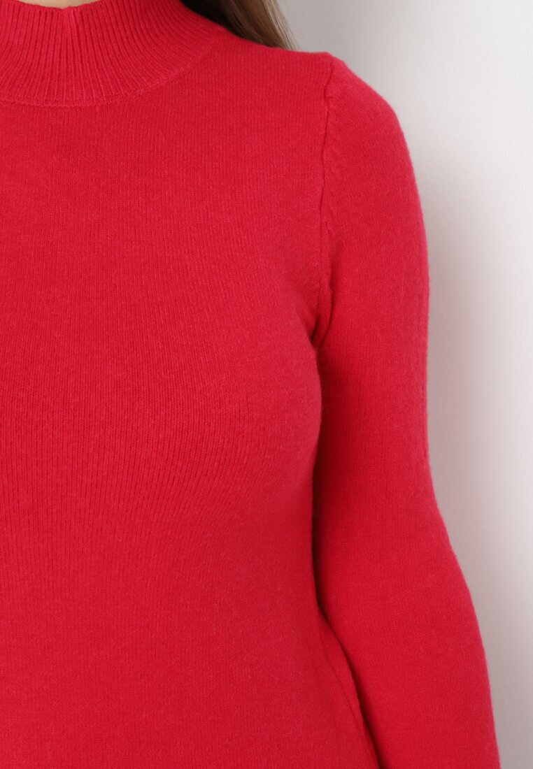 j&x Maletă Bordeaux din Tricot Moale Agotona
