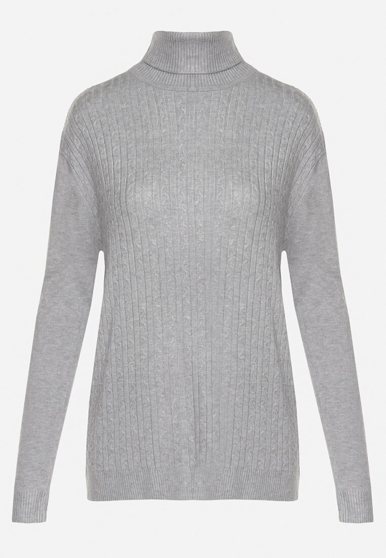 j&x Maletă Gri Casual din Bumbac din Tricot Reiat Tinathra