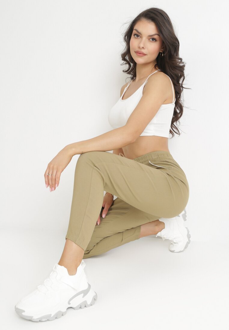 j&x Pantaloni Bej închis Agedeia