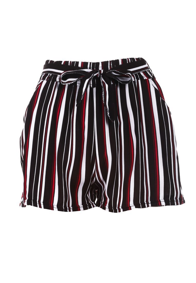 j&x Pantaloni scurți Negru-Roșu Pereilodia