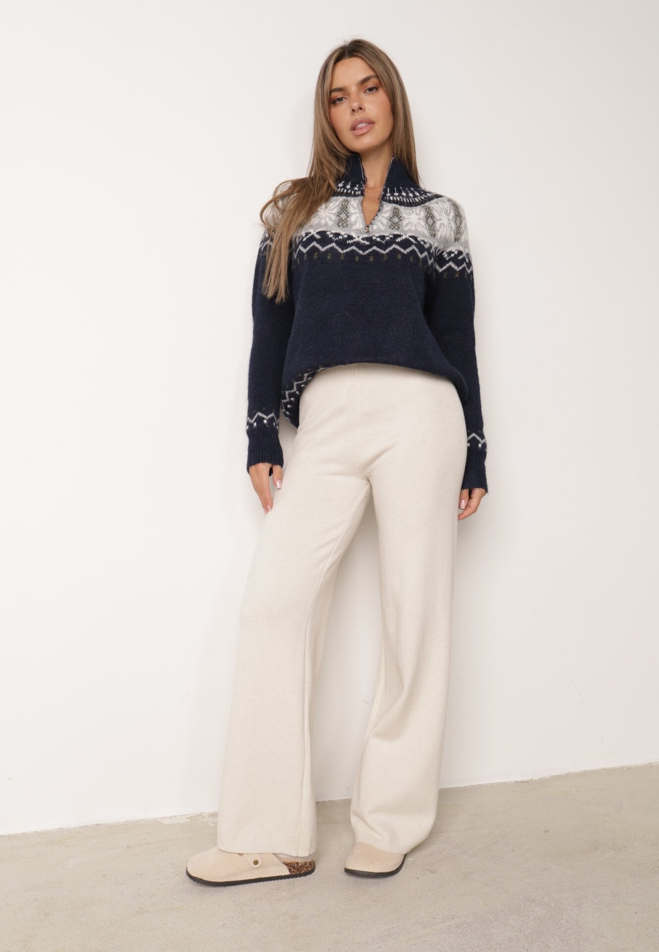j&x Pulover Albastru