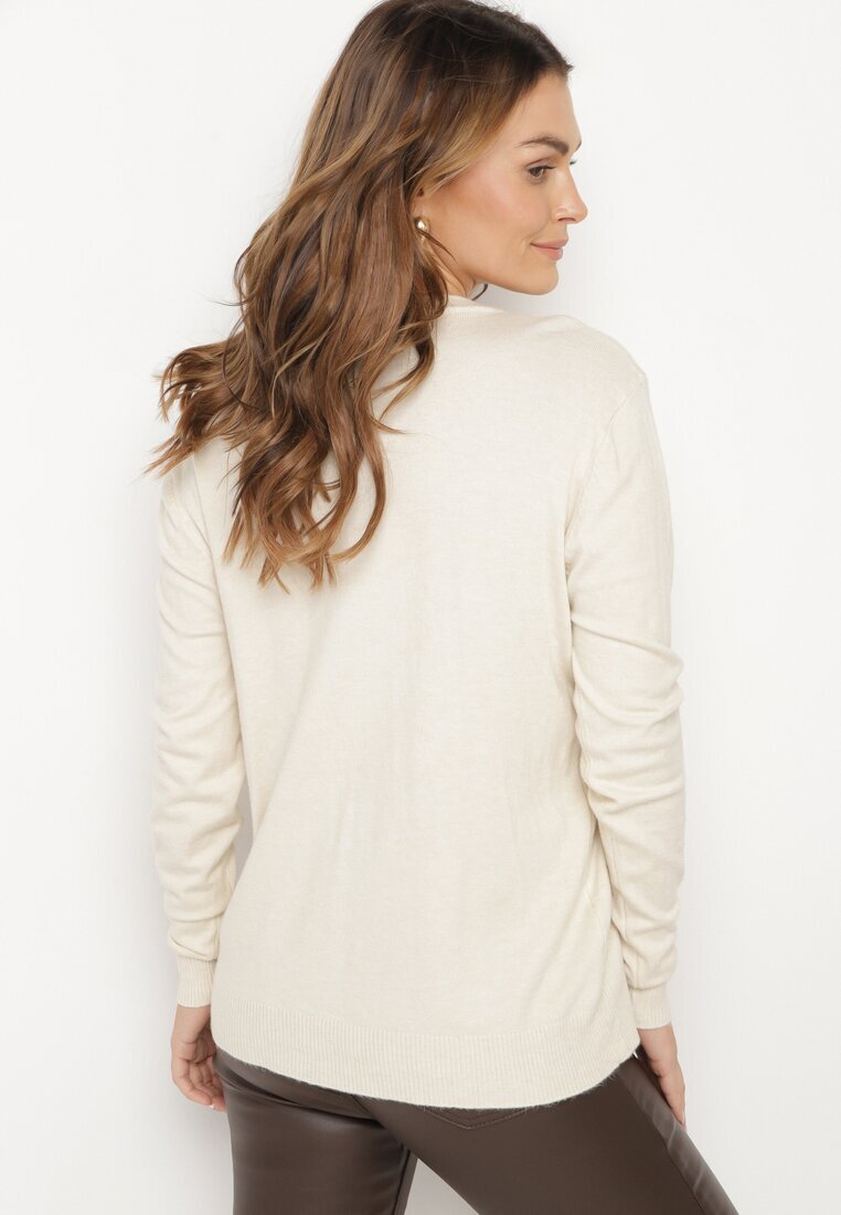 j&x Pulover Bej deschis