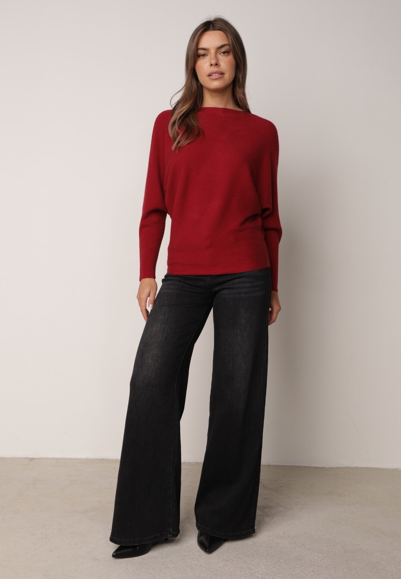 j&x Pulover Bordo