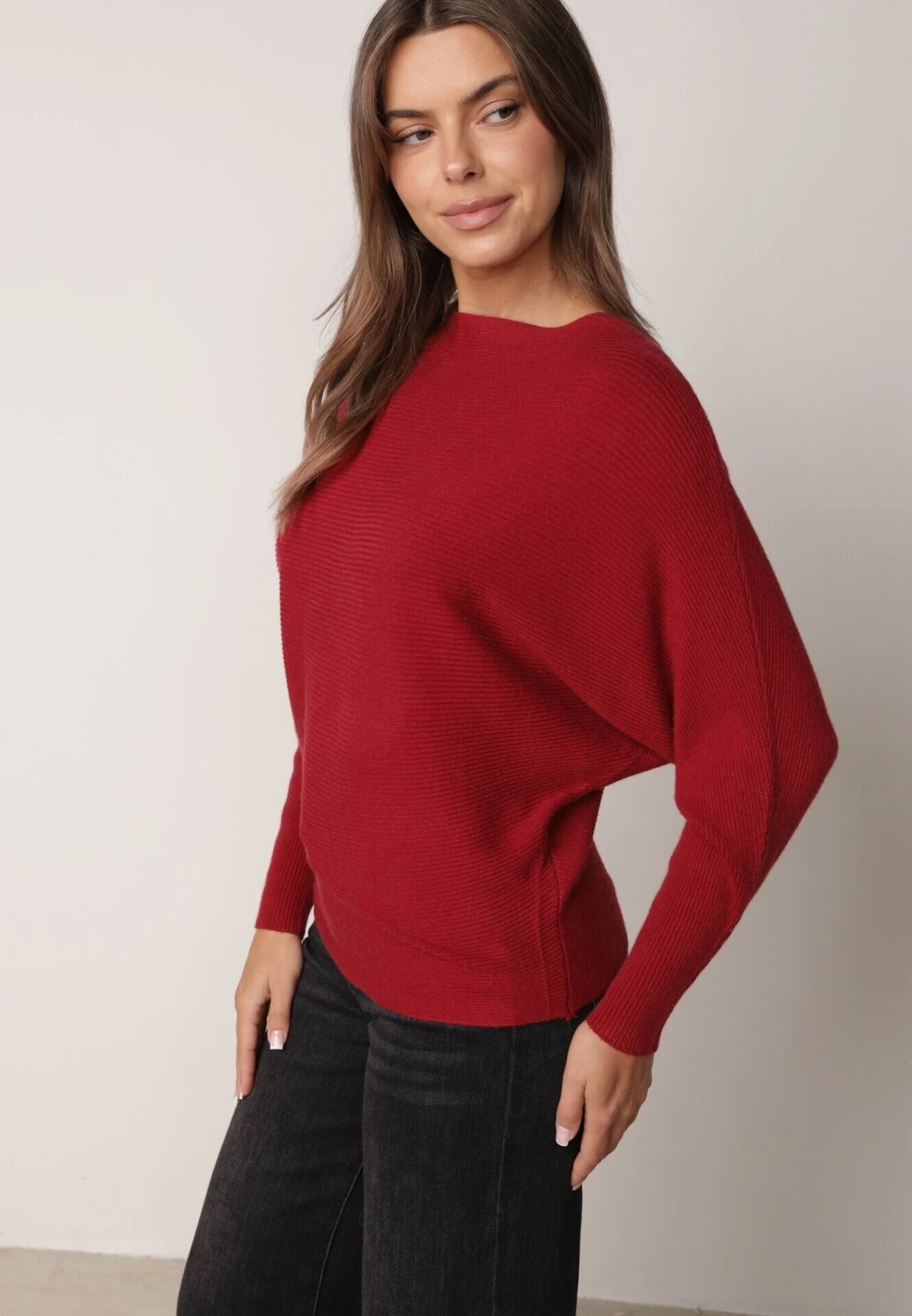 j&x Pulover Bordo