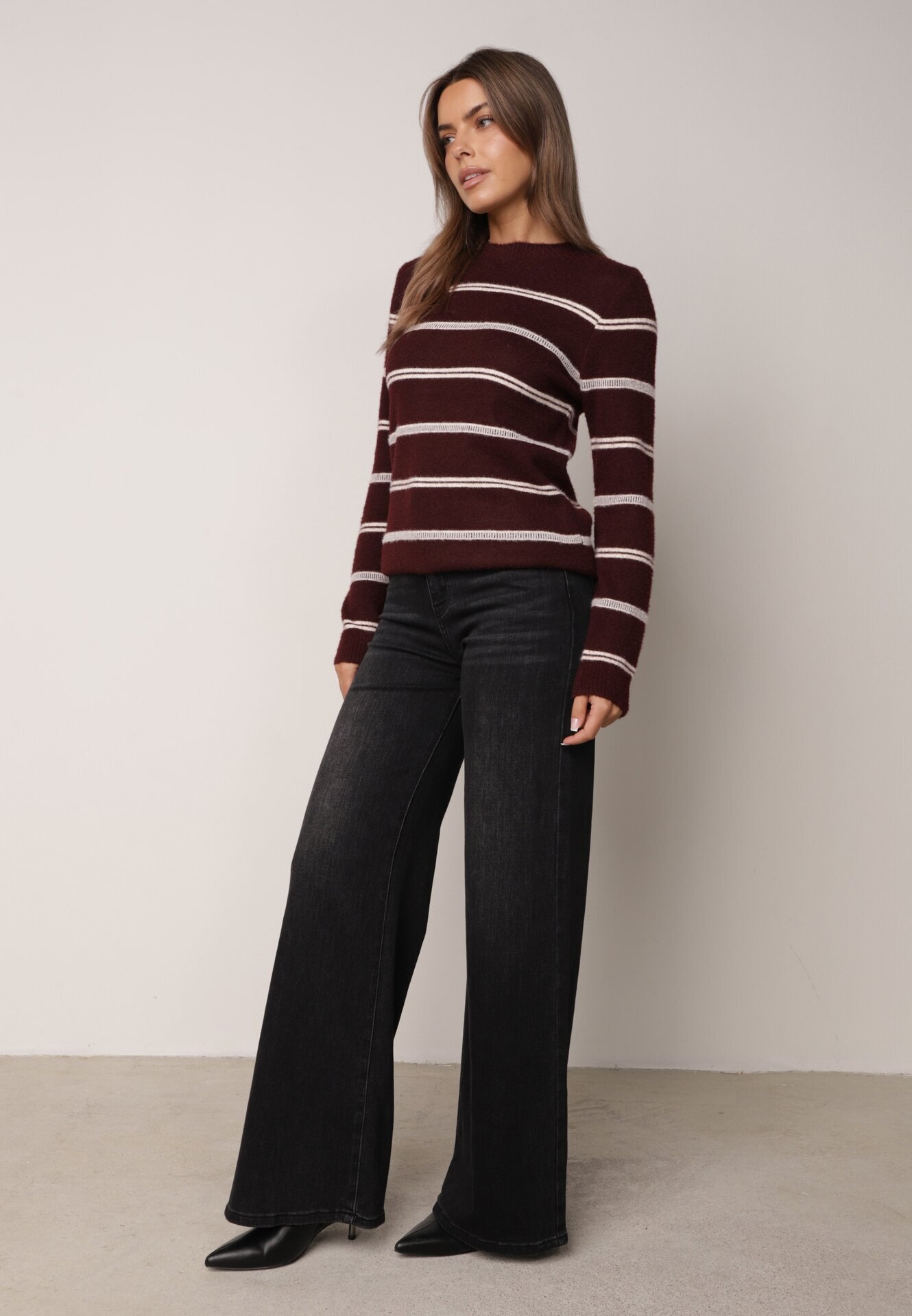 j&x Pulover Bordo