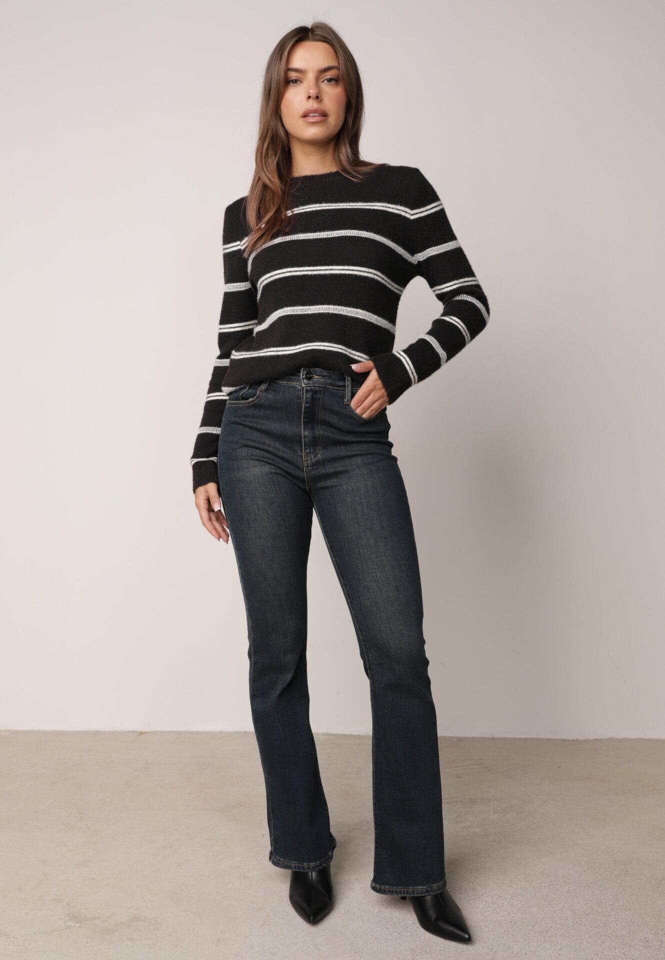 j&x Pulover Negru
