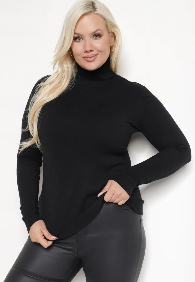 j&x Pulover pe gât Negru