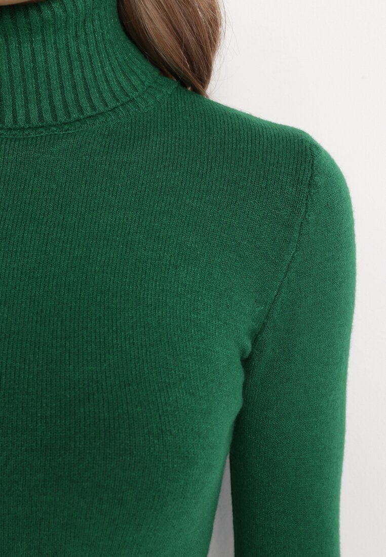 j&x Pulover pe gât Verde închis