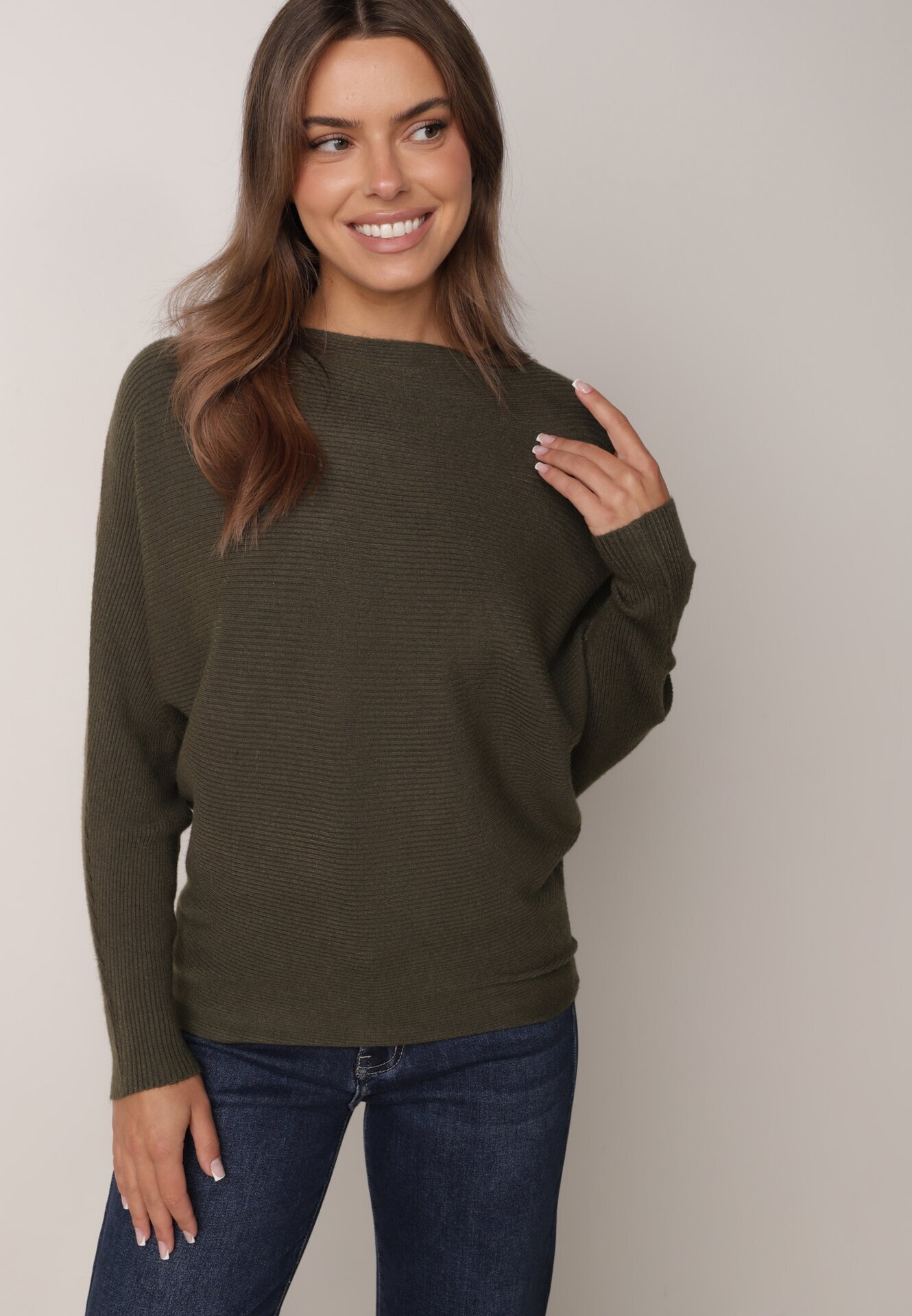 j&x Pulover Verde închis