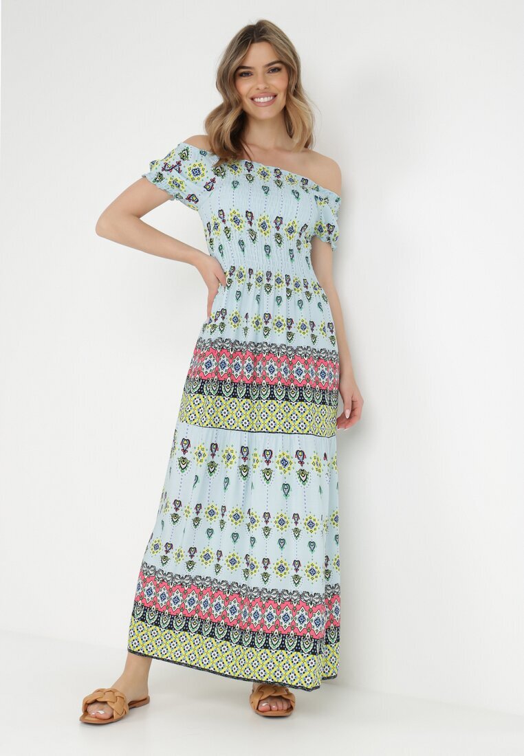 j&x Rochie Albastră deschisă din Viscoză Nesone