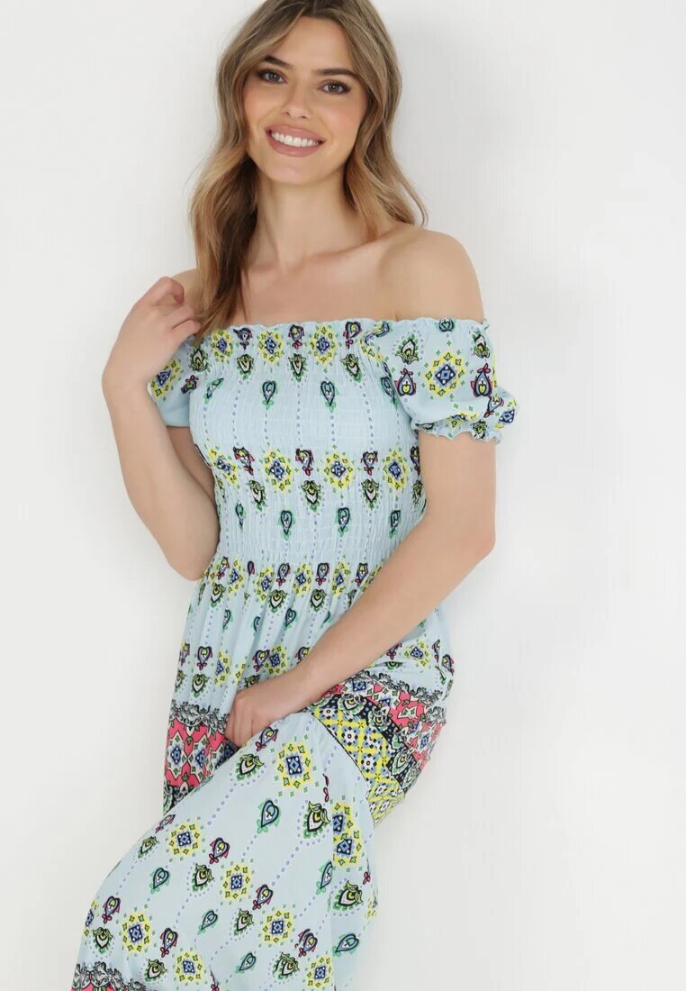 j&x Rochie Albastră deschisă din Viscoză Nesone