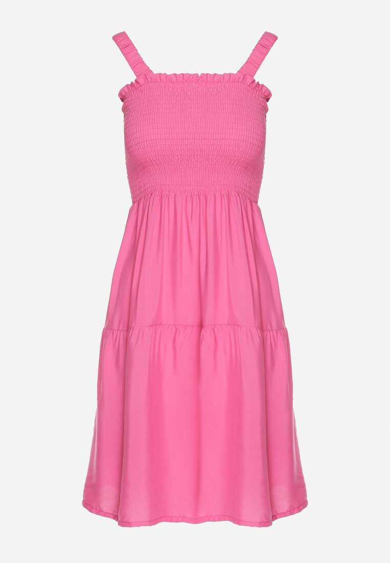 j&x Rochie Fucsia Evazată cu bretele din viscoză Miravelia