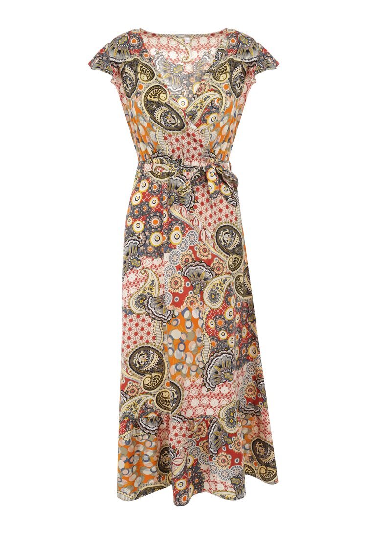 j&x Rochie Galbenă-Verde Ompheina