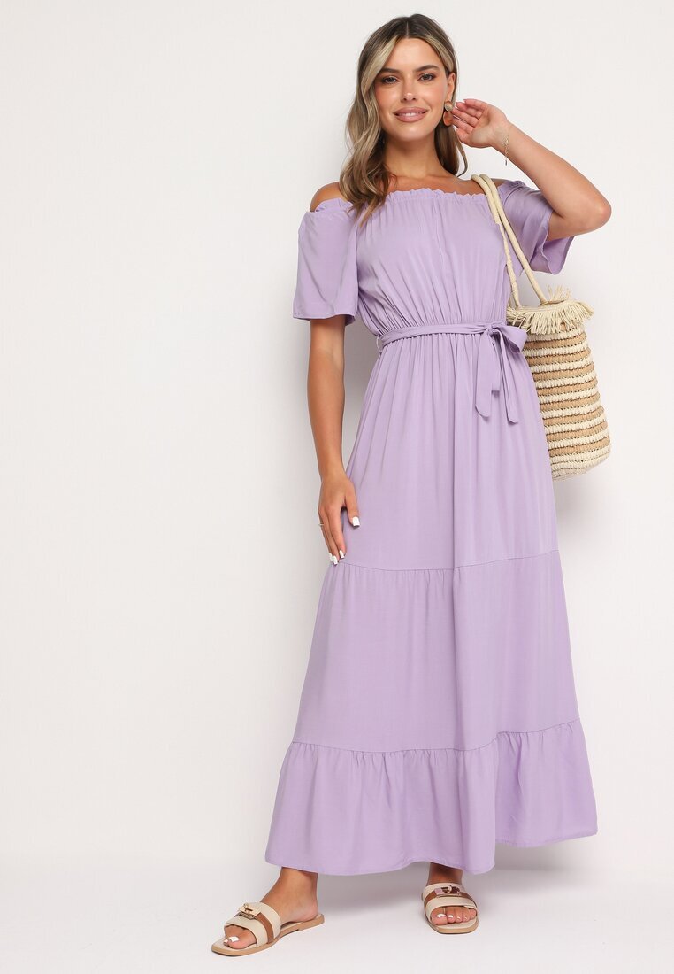 j&x Rochie mov din Viscoză Telephanassa