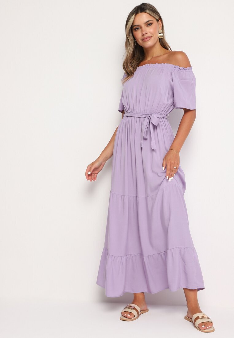 j&x Rochie mov din Viscoză Telephanassa