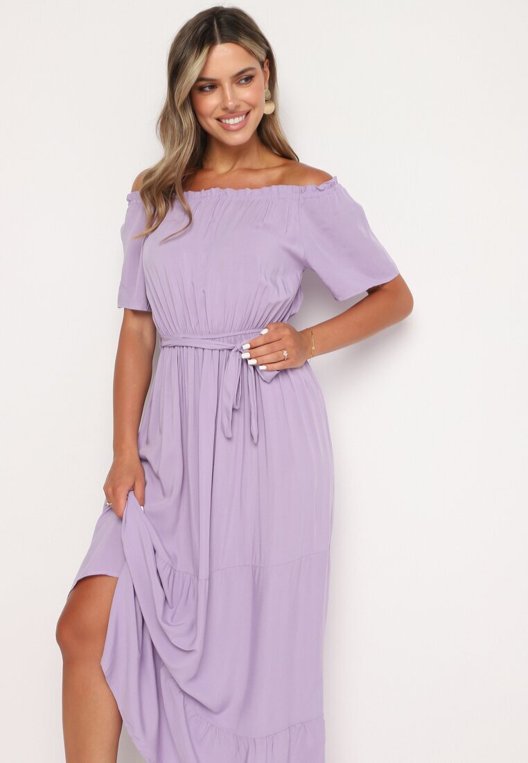 j&x Rochie mov din Viscoză Telephanassa