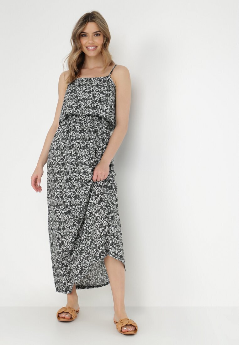 j&x Rochie Neagră din Viscoză Melline
