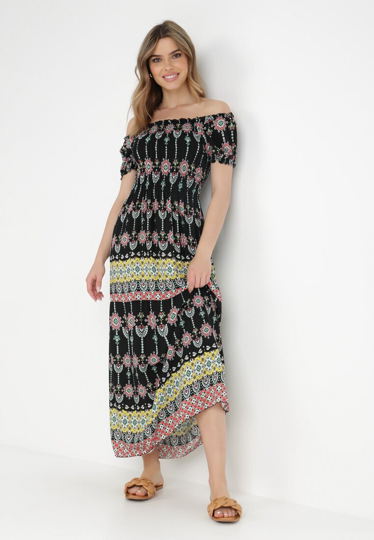 j&x Rochie Neagră din Viscoză Nesone