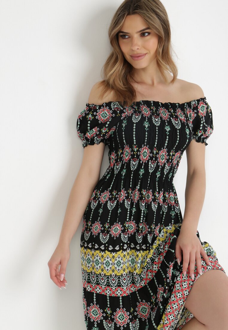 j&x Rochie Neagră din Viscoză Nesone