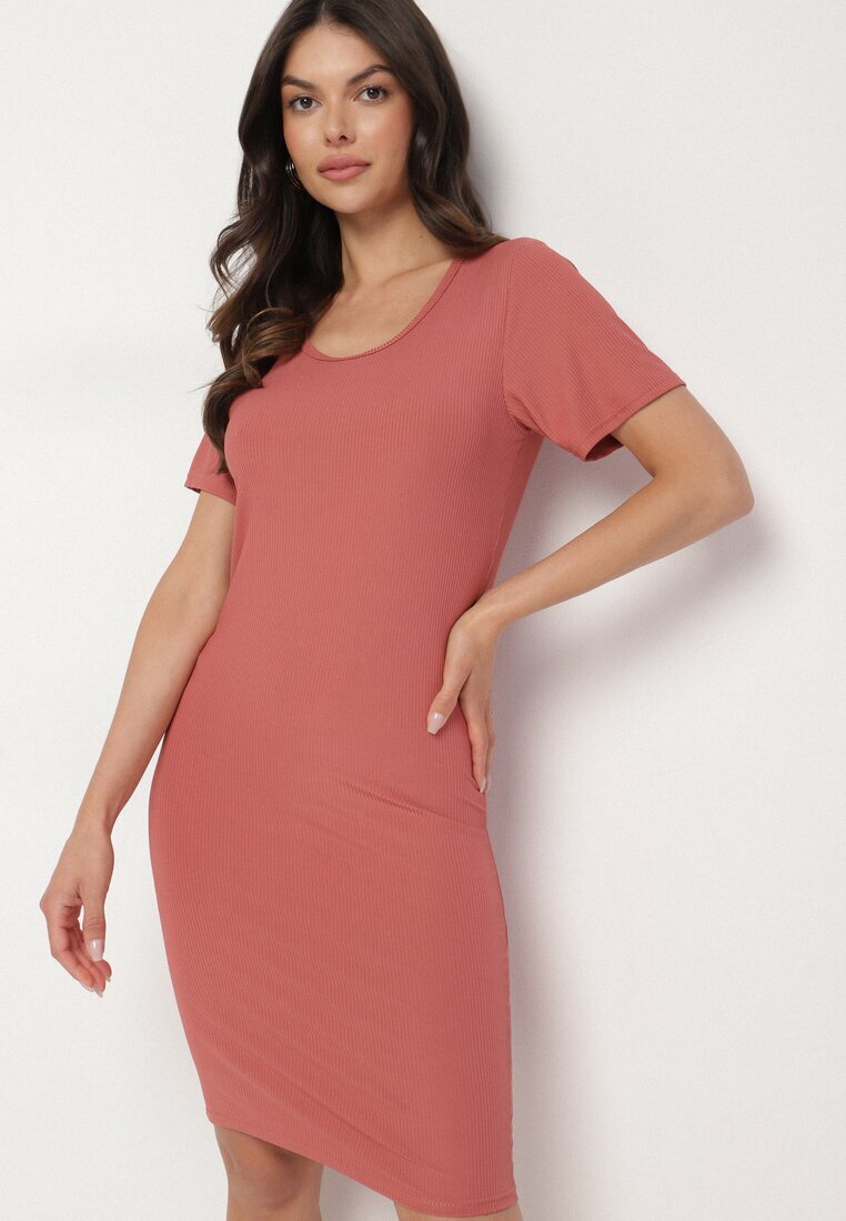 j&x Rochie Roz Casual cu Bumbac Lumelisse