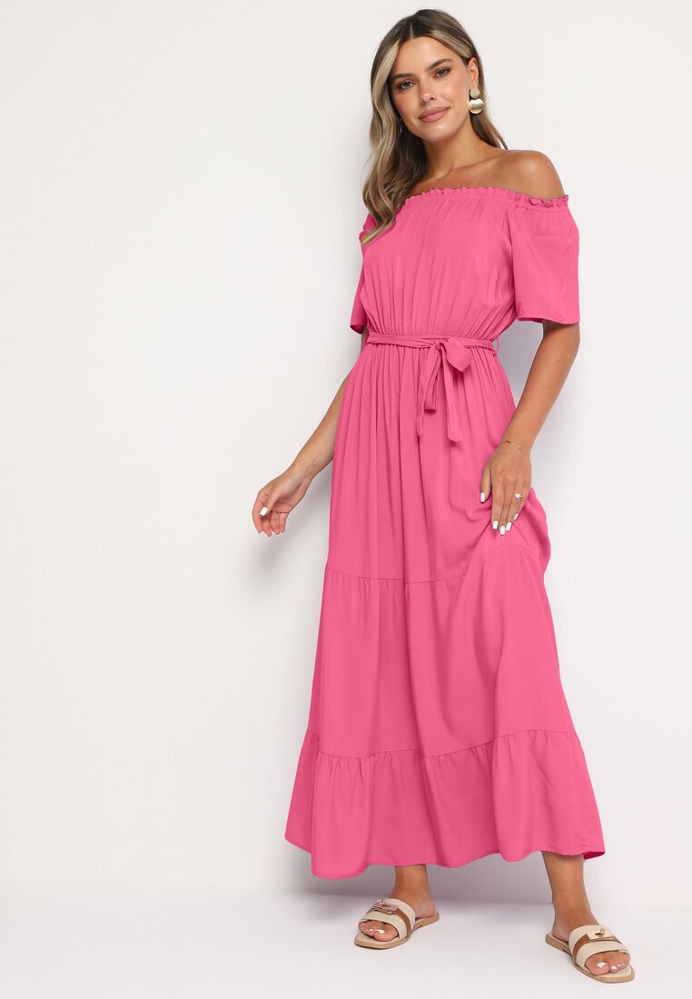 j&x Rochie roz închis din viscoză Telephanassa