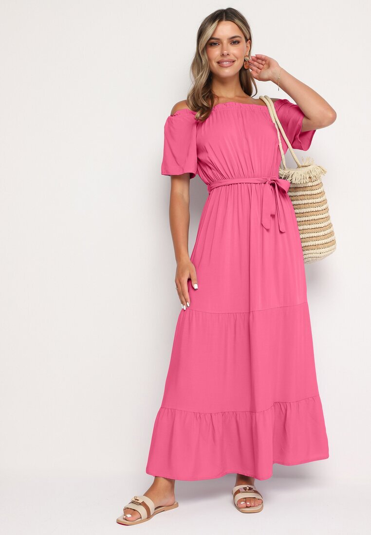 j&x Rochie roz închis din viscoză Telephanassa