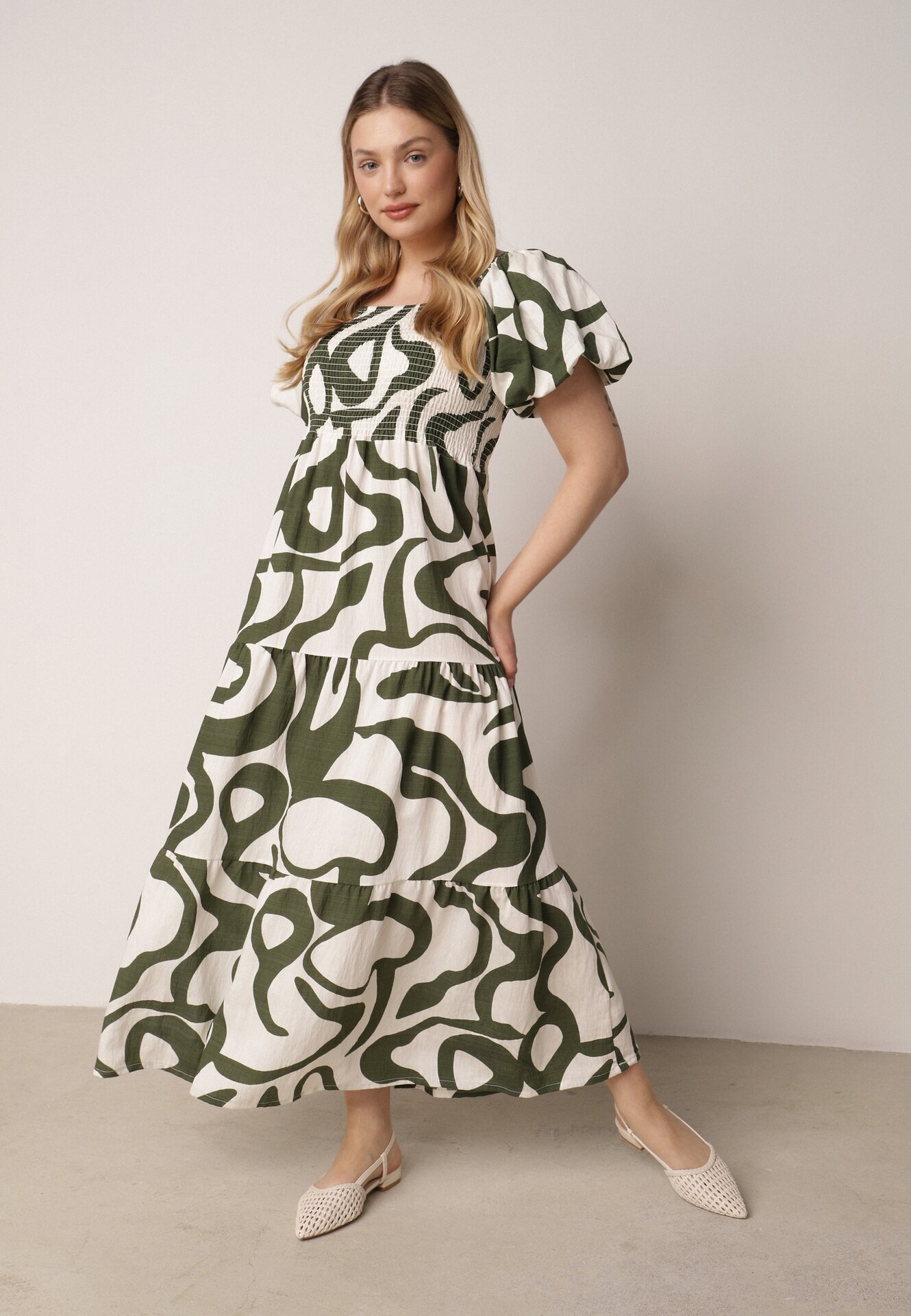 j&x Rochie Verde închis