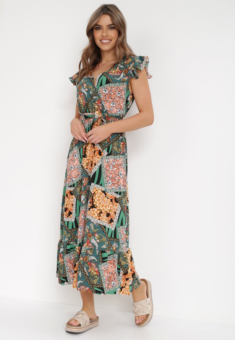 j&x Rochie Verde Pironeus