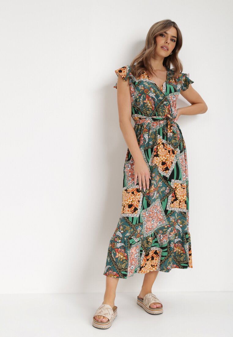 j&x Rochie Verde Pironeus