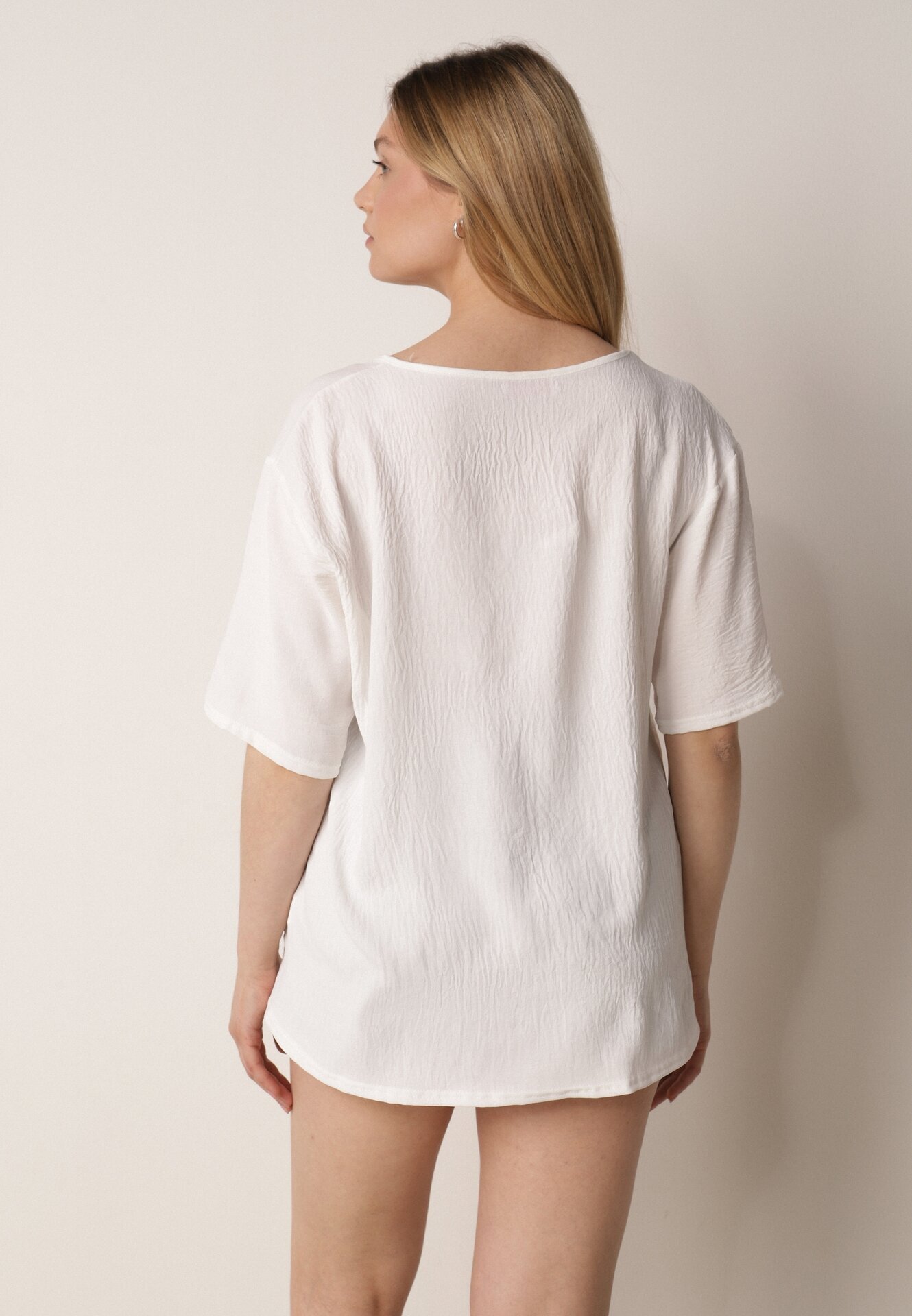 j&x T-shirt Alb