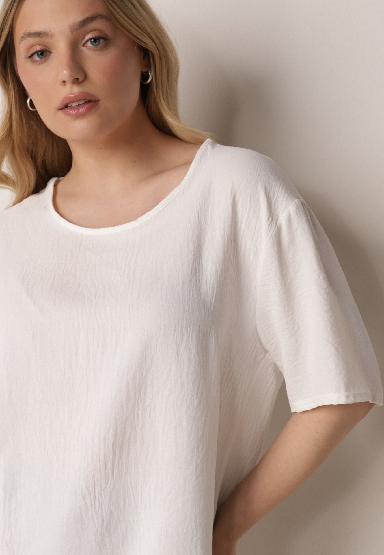 j&x T-shirt Alb