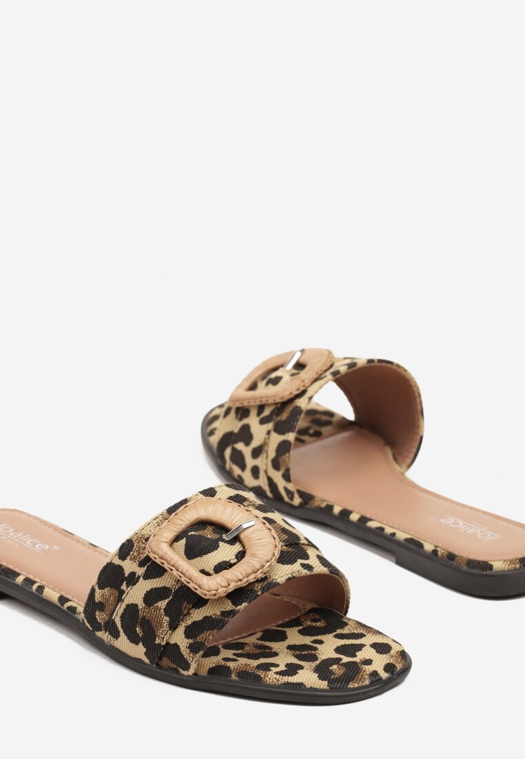 joalice paris Papuci leopard cu Cataramă Decorativă Katilissa