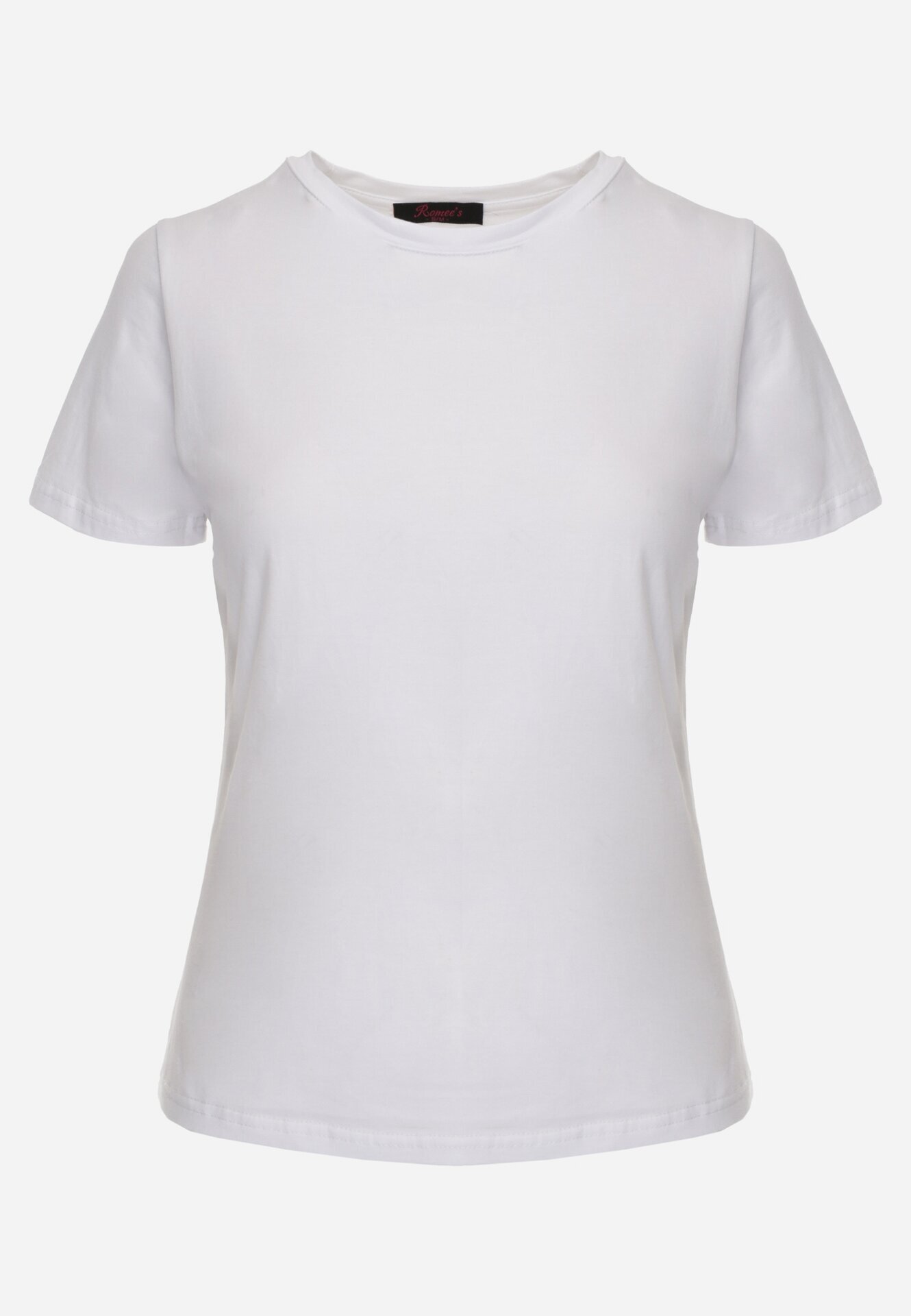 jstyle Tricou Alb de bumbac în Stil Clasic Nedila