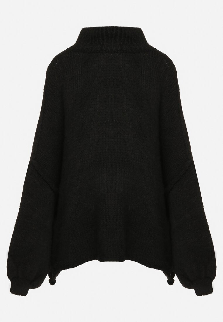 jumelle Pulover pe gât Negru