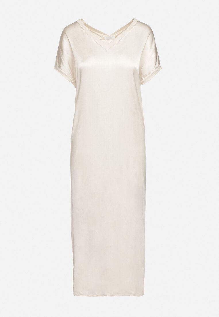 jumelle Rochie Jasnobej din vâscoză cu croială tip cutie Oversize Moratina