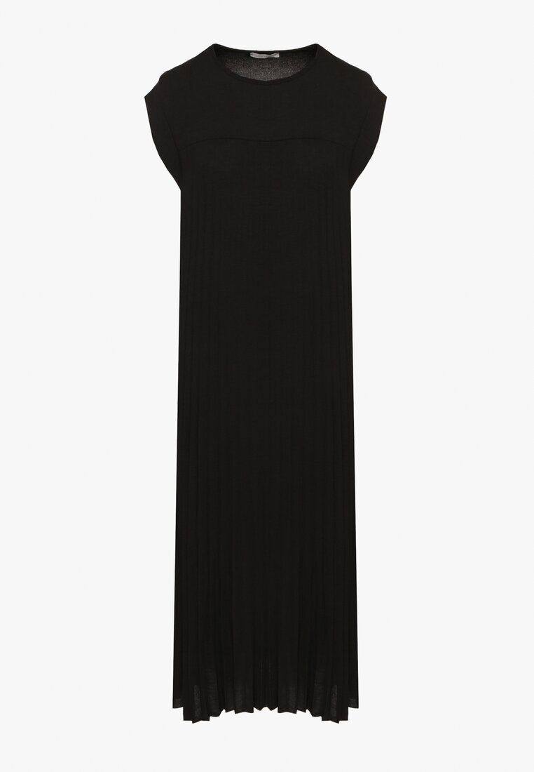 jumelle Rochie Neagră Plisată Mavence