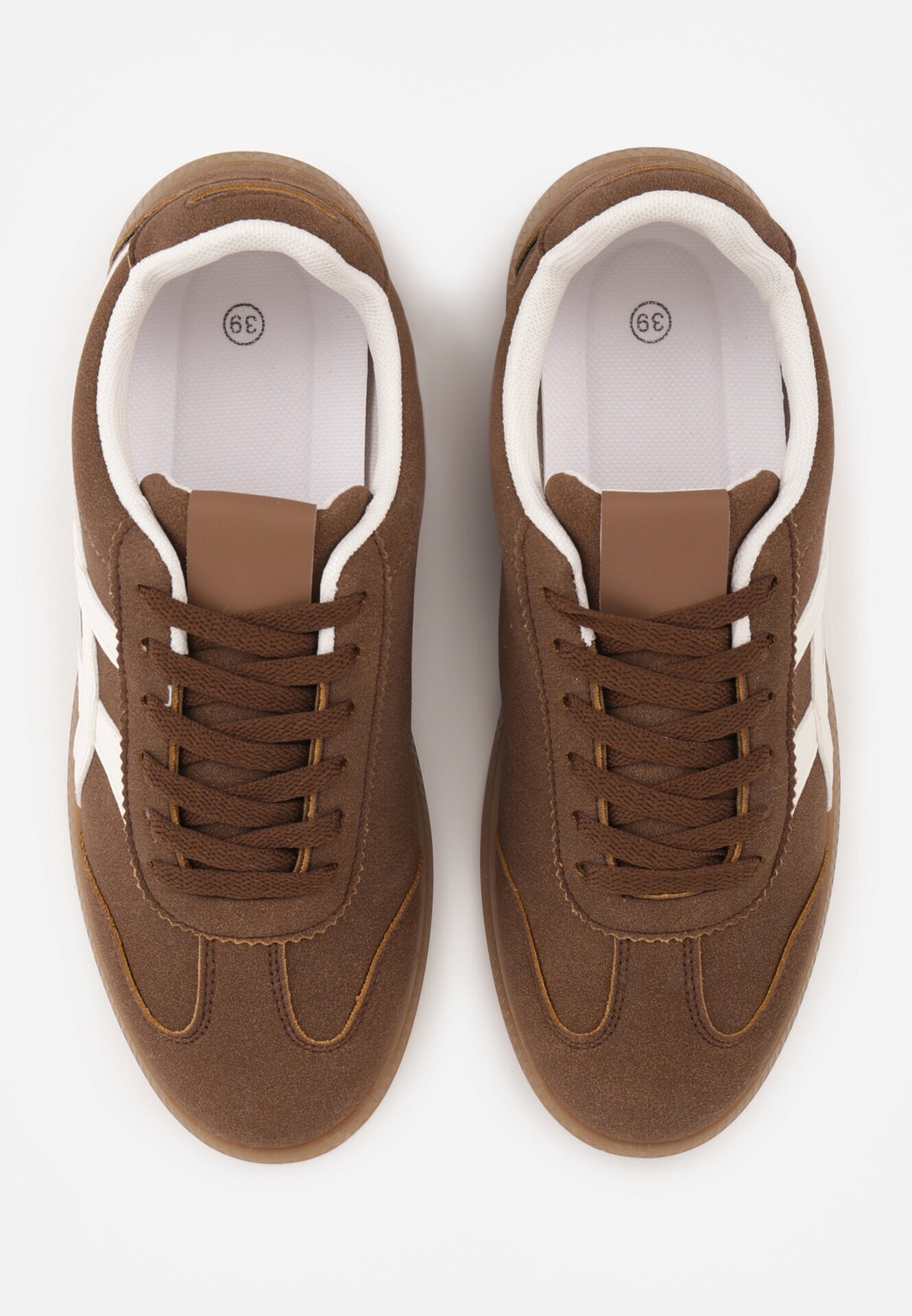 jumelle Sneakers Maro pe talpă de cauciuc cu model geometric Sewtila