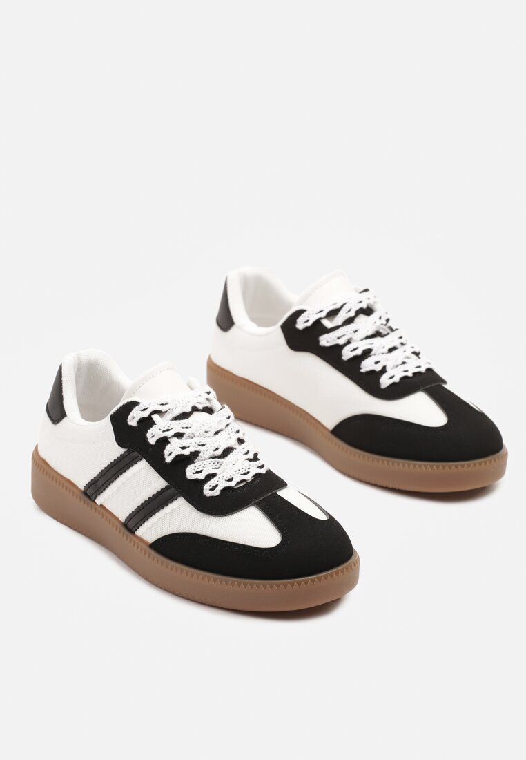 lady glory Adidași Negru-Alb în Stil Tenis Lurilola