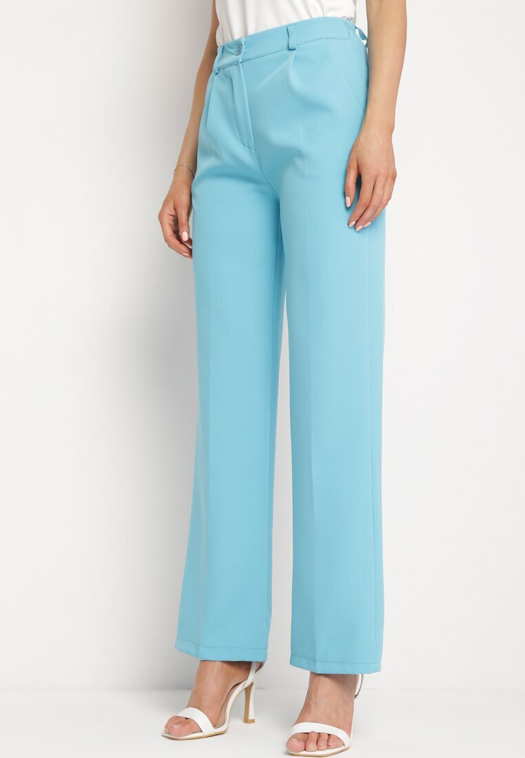 lily rose Pantaloni Albastri de Costum cu Găici Dionissa