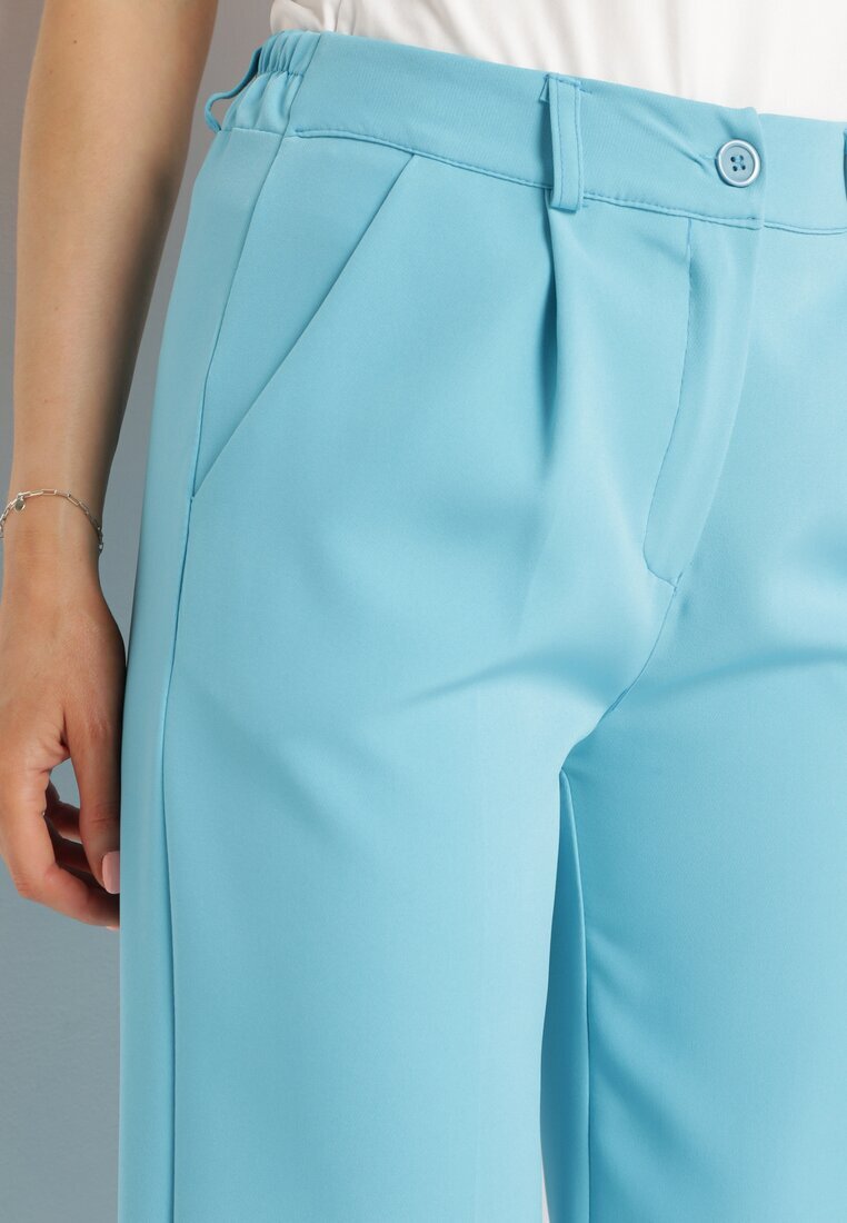 lily rose Pantaloni Albastri de Costum cu Găici Dionissa