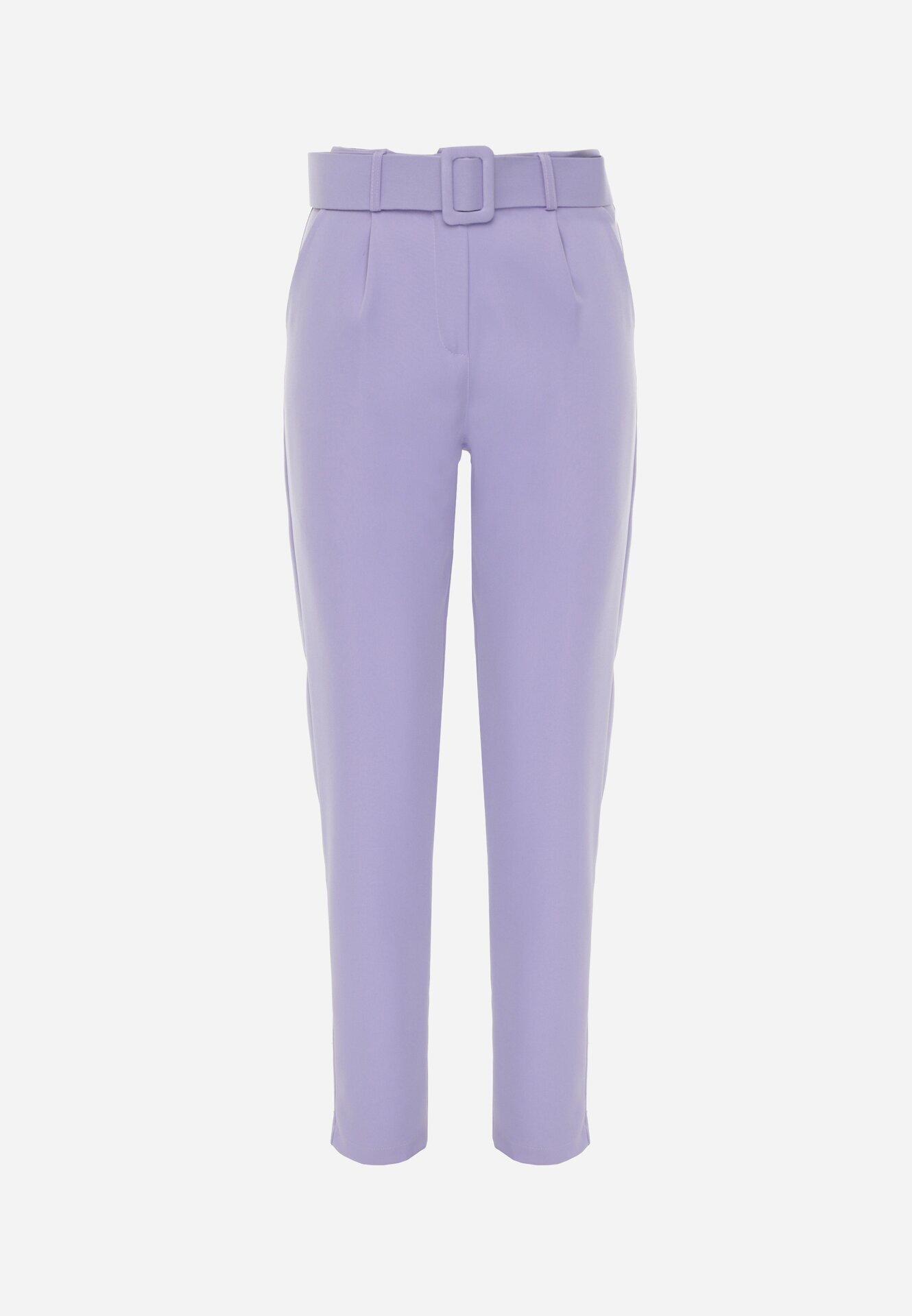 lily rose Pantaloni de costum mov cu curea Nemez