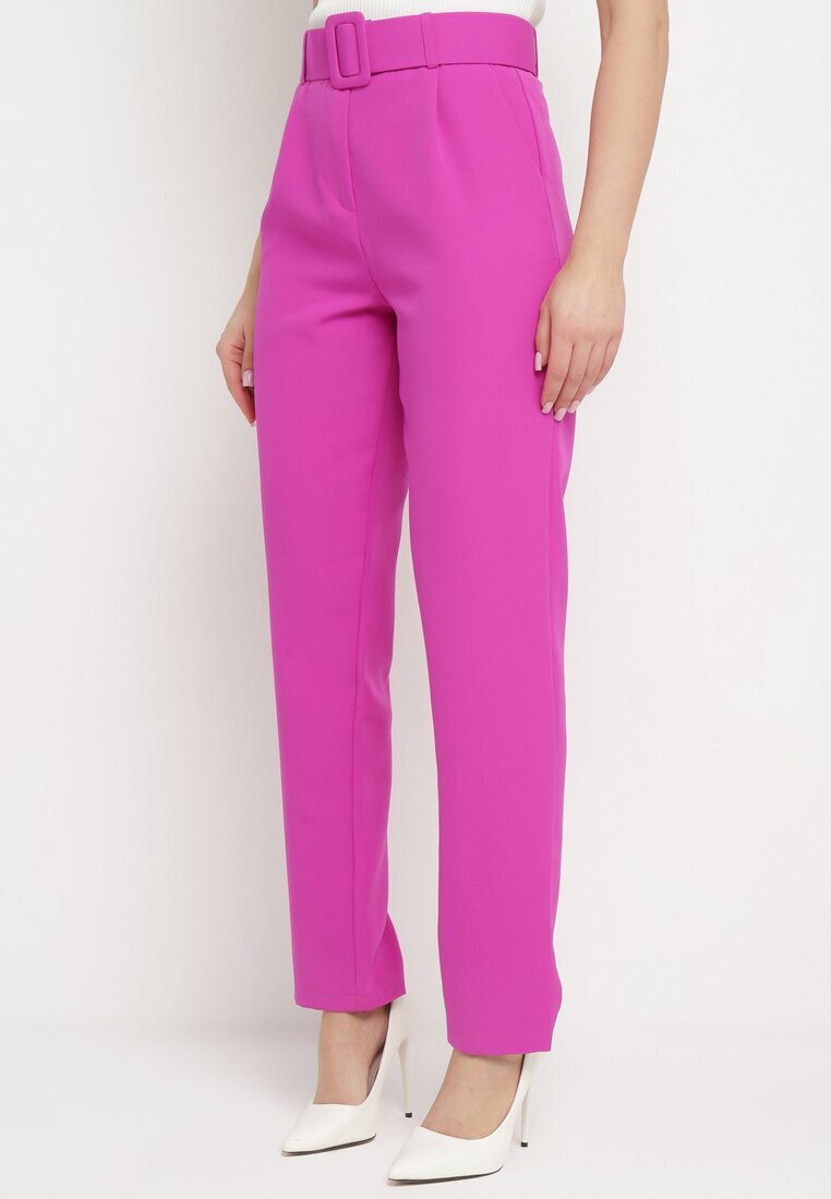 lily rose Pantaloni Fucsia de costum cu cordon Nemez