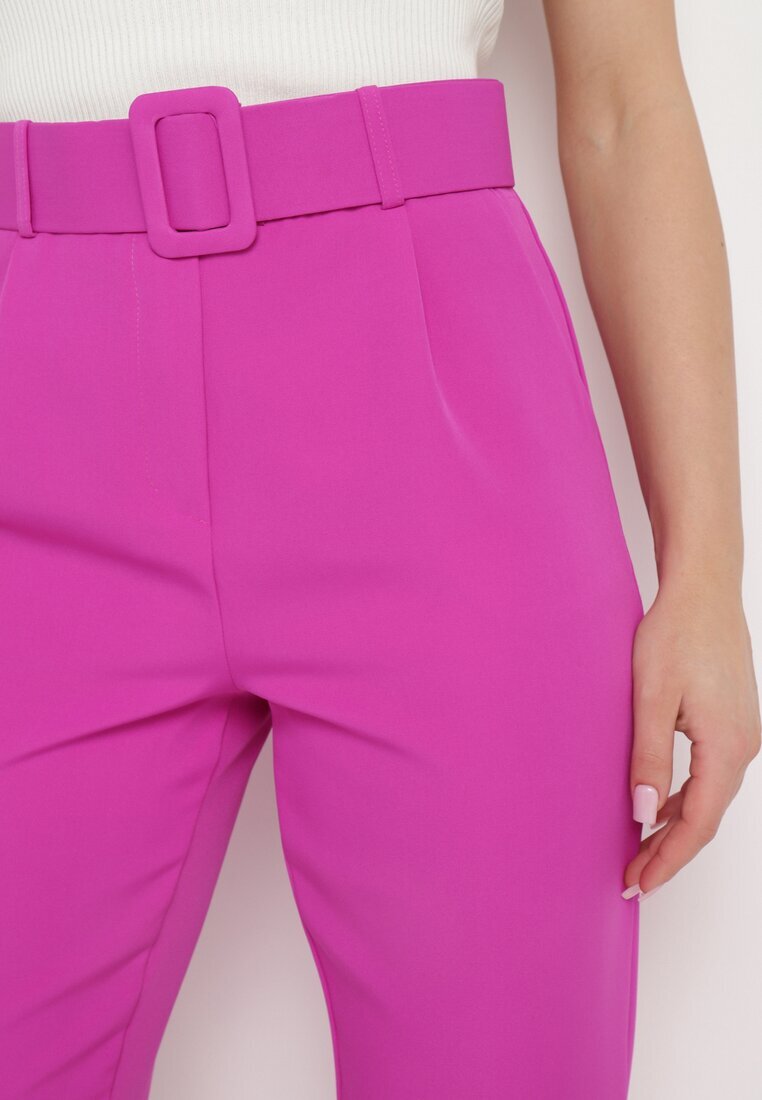 lily rose Pantaloni Fucsia de costum cu cordon Nemez