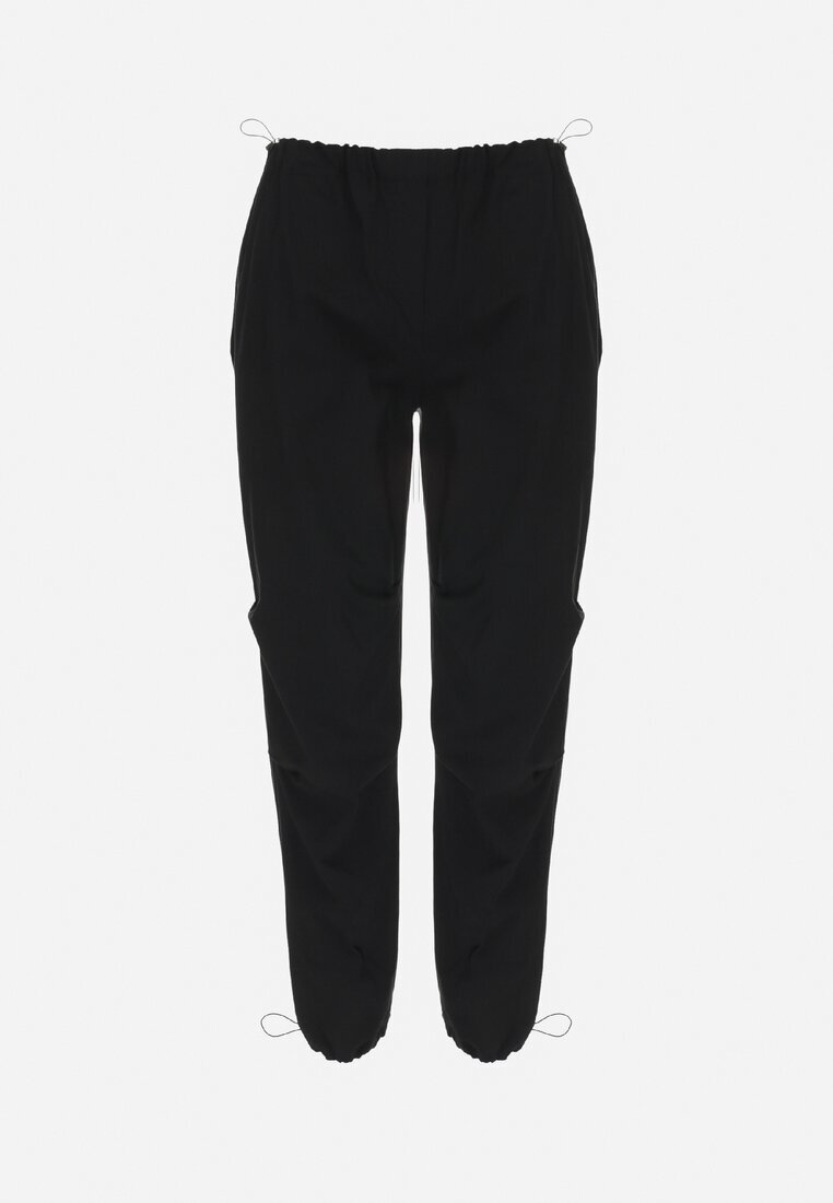 lily rose Pantaloni Negri Din bumbac cu elastic în talie Vemivi