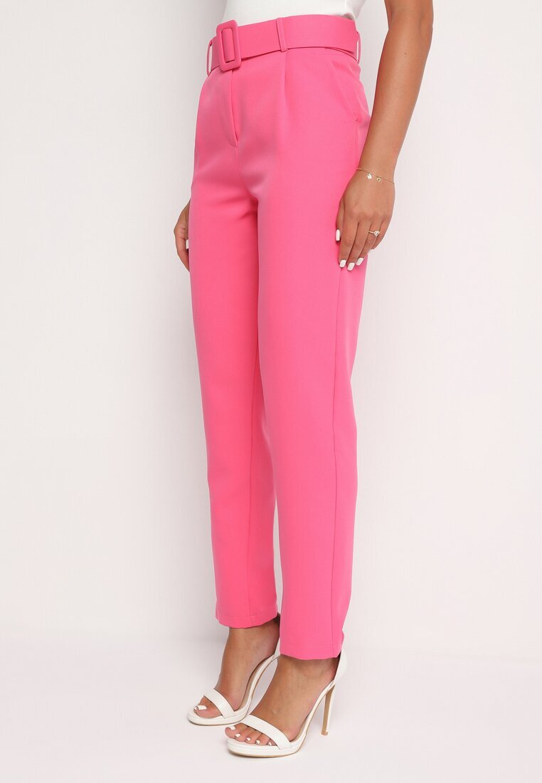 lily rose Pantaloni Roz de Costum cu Curea Nemez