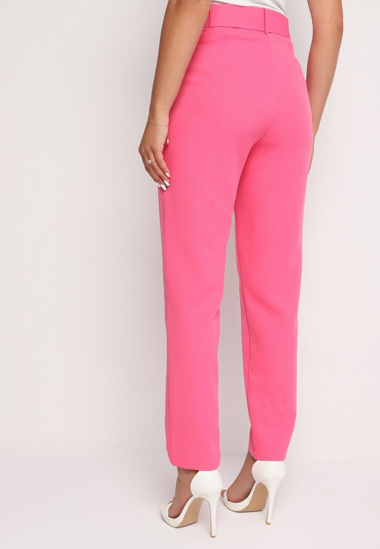 lily rose Pantaloni Roz de Costum cu Curea Nemez