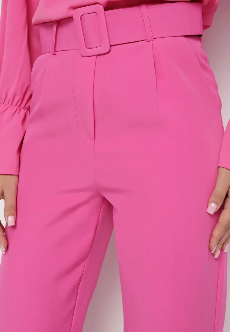 lily rose Pantaloni Roz închis de costum cu curea Nemez