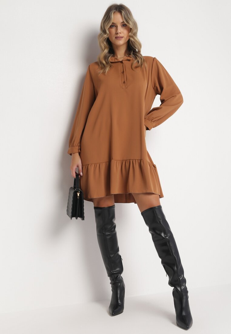 lily rose Rochie Bej Tip cutie Supradimensionată Tize